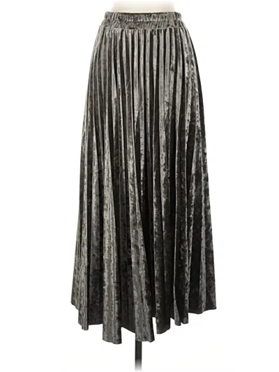 Pre-owned Dixie Formal Skirt In Silver