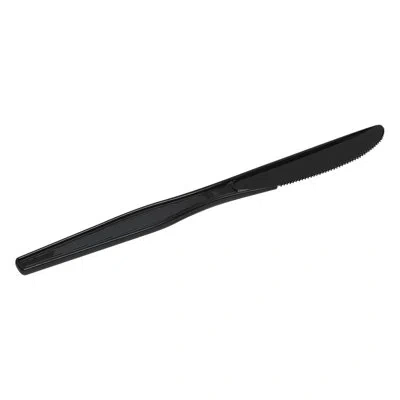 Dixie Heavy Weight Plastic Disposable Knives In Black