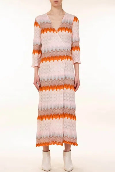 Dixie Jen Crochet Dress In Multi