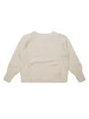 Dixie Mini Basic Sweater With Cuffs In Beige