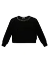 Dixie Mini Chic Sweater With Beaded Details In Nero