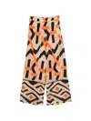 Dixie Patterned Palazzo Pants In Neutral