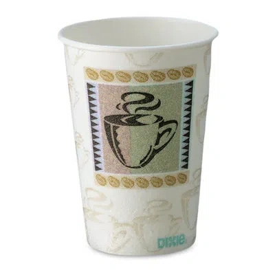 Dixie Perfectouch® Coffee Haze 10 Oz. Insulated Paper Cups Wisesize