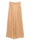 Dixie Pleated Pants In Brown