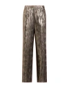Dixie Restock Woman Pants Gold Size S Polyester, Elastane In Gold
