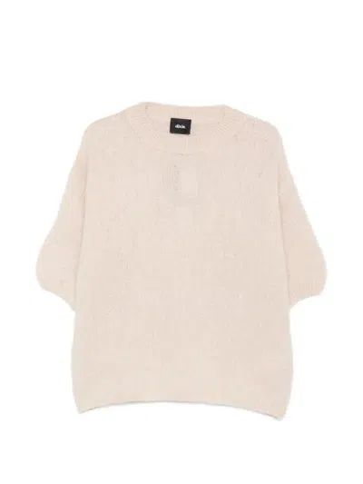 Dixie Short-sleeve Knit Sweater In Neutral