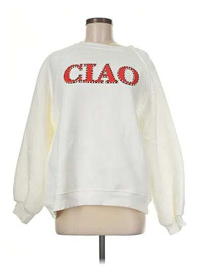 Pre-owned Dixie Sweatshirt In White