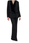 Dixie Tailleur Woman  Revers In Velvet In Black