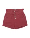 Dixie Denim Shorts In Red