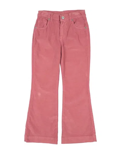 DIXIE DIXIE TODDLER GIRL PANTS ANTIQUE ROSE SIZE 6 COTTON, ELASTANE