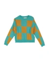 Dixie Toddler Girl Sweater Turquoise Size 6 Acrylic, Polyamide, Viscose, Wool In Blue