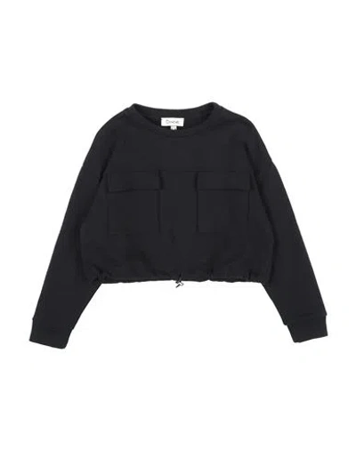Dixie Toddler Girl Sweatshirt Black Size 4 Cotton In Black