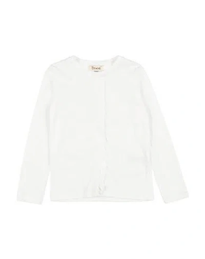 Dixie Babies'  Toddler Girl T-shirt White Size 4 Cotton