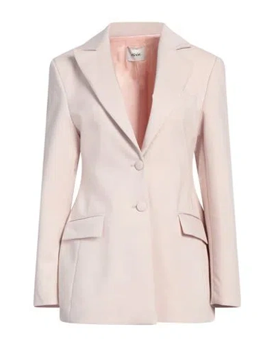 Dixie Woman Blazer Beige Size M Cotton, Polyester, Elastane