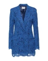 Dixie Woman Blazer Blue Size M Viscose, Cotton, Polyamide