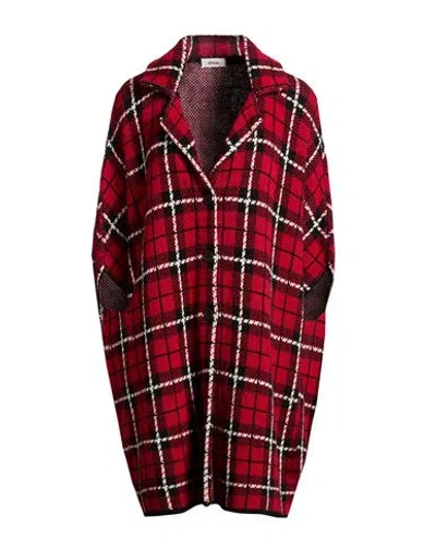 Dixie Woman Coat Red Size Onesize Acrylic, Viscose, Wool, Alpaca Wool