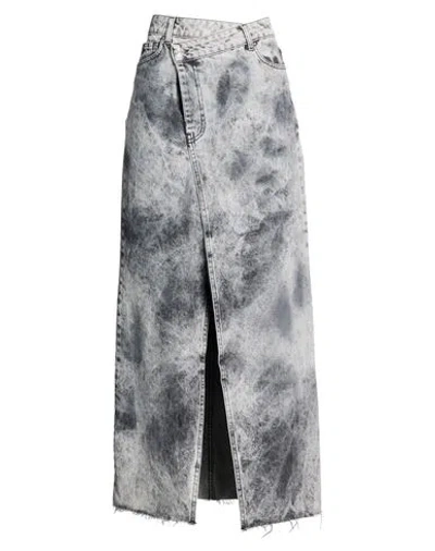 Dixie Woman Denim Skirt Black Size 26 Cotton, Rubber