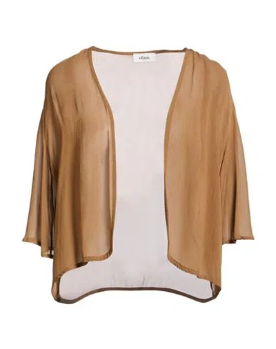 Dixie Woman Jacket Light Brown Size S Viscose