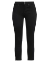 Dixie Woman Jeans Black Size L Cotton, Elastane In Black