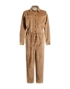Dixie Woman Jumpsuit Camel Size S Polyester, Polyamide, Elastane In Camel