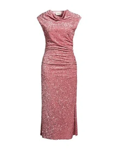 Dixie Woman Maxi Dress Antique Rose Size S Polyester In Pink