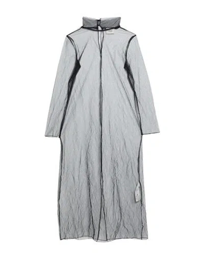 Dixie Woman Maxi Dress Black Size S Polyester In Gray