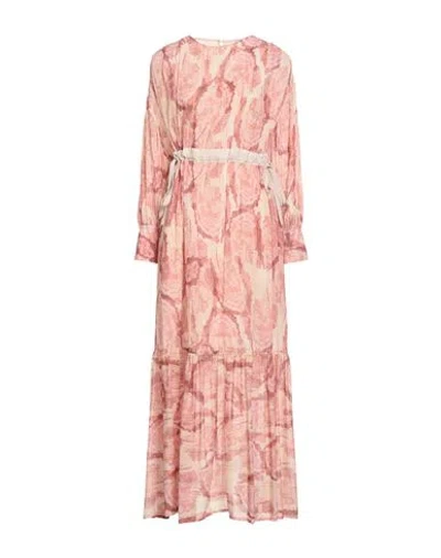 Dixie Woman Maxi Dress Pink Size L Viscose