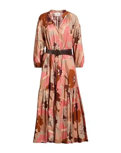 Dixie Woman Maxi Dress Pink Size M Cotton