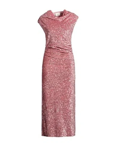 Dixie Woman Maxi Dress Pink Size S Polyester