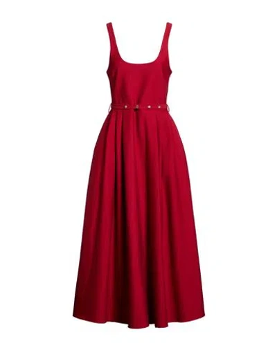Dixie Woman Maxi Dress Red Size L Viscose, Polyamide, Elastane