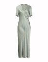 Dixie Woman Maxi Dress Sage Green Size M Viscose, Elastane