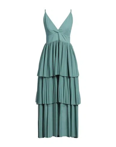Dixie Woman Maxi Dress Sky Blue Size L Polyester