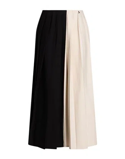 Dixie Woman Maxi Skirt Black Size M Polyester, Viscose, Elastane