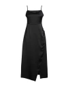 Dixie Woman Midi Dress Black Size M Polyester