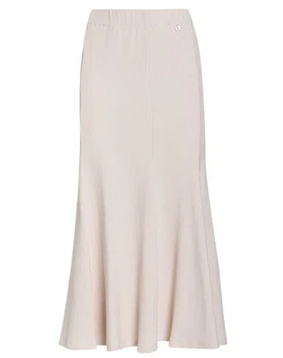 Dixie Woman Midi Skirt Beige Size M Viscose, Polyamide, Elastane In Neutral