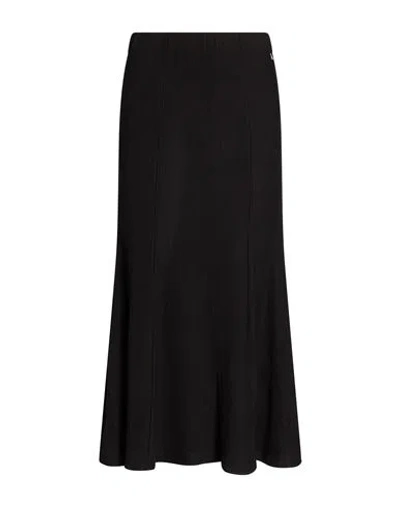 Dixie Woman Midi Skirt Black Size M Viscose, Polyamide, Elastane