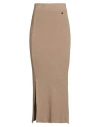 Dixie Woman Midi Skirt Sand Size S Viscose, Polyester, Polyamide In Neutral