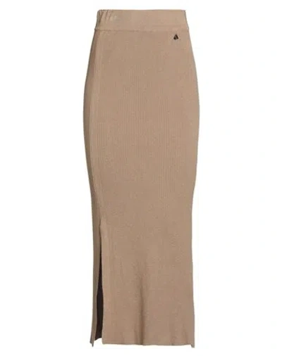 Dixie Woman Midi Skirt Sand Size S Viscose, Polyester, Polyamide In Neutral