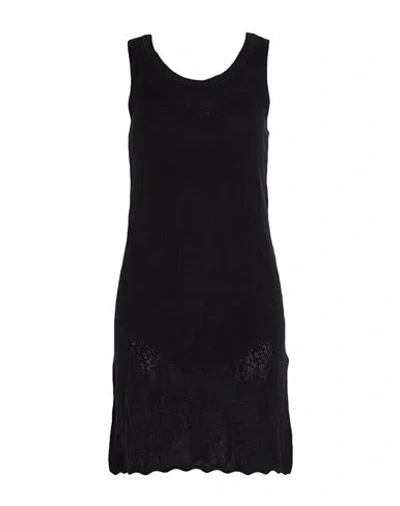 Dixie Woman Mini Dress Black Size S Viscose, Pbt - Polybutylene Terephthalate, Nas