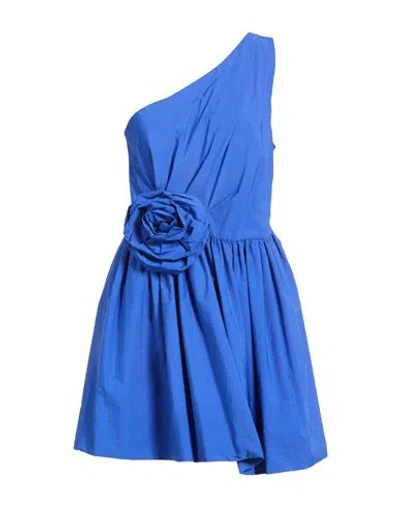 Dixie Woman Mini Dress Blue Size L Polyamide