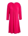 Dixie Woman Mini Dress Fuchsia Size M Polyester, Elastane In Pink