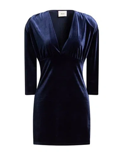 Dixie Woman Mini Dress Midnight Blue Size S Polyester, Elastane