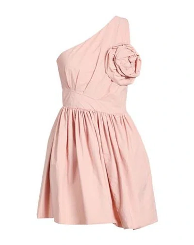Dixie Woman Mini Dress Pink Size S Polyamide