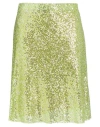 Dixie Woman Mini Skirt Green Size M Polyester, Elastane In Green