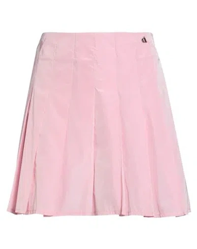 Dixie Woman Mini Skirt Pink Size M Polyester, Cotton