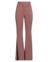 Dixie Woman Pants Antique Rose Size M Polyester, Elastane In Burgundy