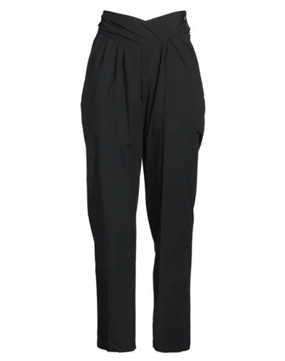 Dixie Woman Pants Black Size M Cotton, Elastane