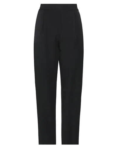 Dixie Woman Pants Black Size M Polyester, Viscose, Elastane