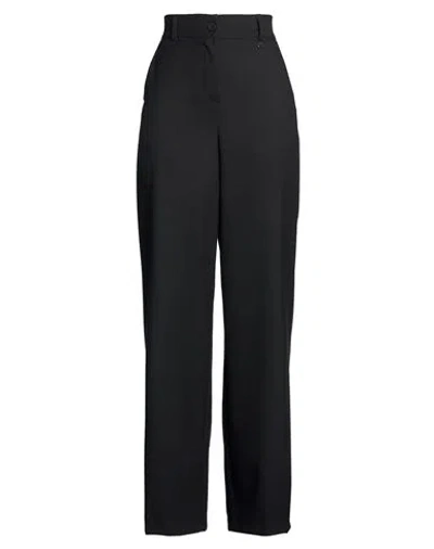 Dixie Woman Pants Black Size S Polyester, Viscose, Elastane
