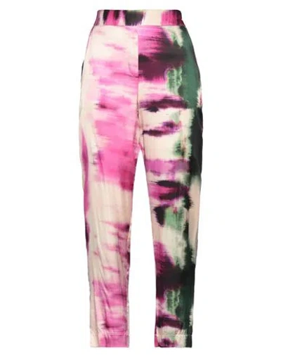 Dixie Woman Pants Fuchsia Size S Viscose In Pink